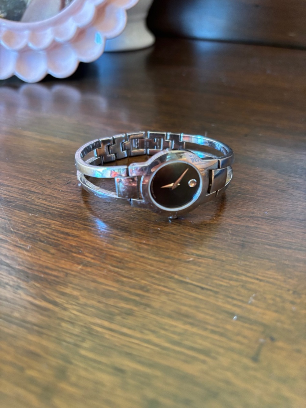 Movado Amorosa Stainless Steel Museum Bangle Watch